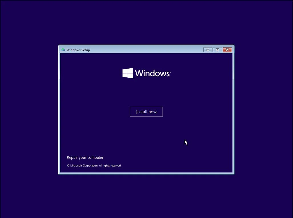 how to install and configure windows on rufus