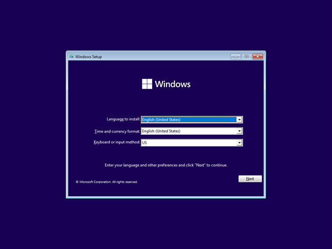 how to install and configure windows on rufus